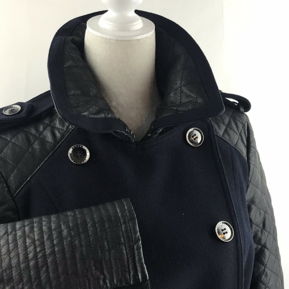 NEW Bcbg MaxAzria Large 12 Isabella Leather Jacket - Picture 7 of 8